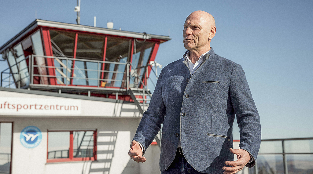 Markus Kurz, Vizepräsident der Gesellschaft zur Förderung des Segelflugs auf der Wasserkuppe. Foto: Sebastian Mannert